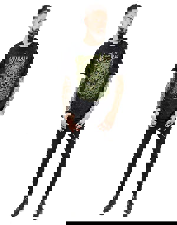 Cypress Hill Mens Black Band Logo Short Sleeved T-Shirt