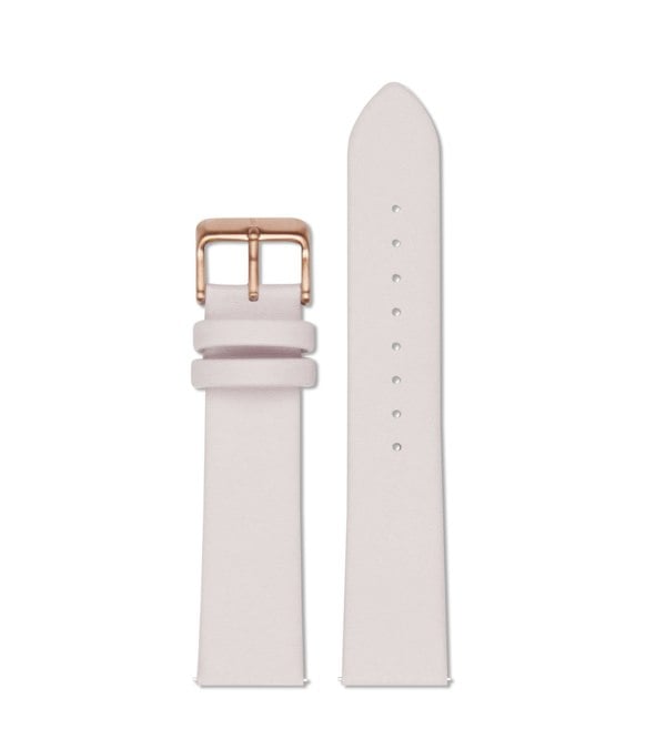 Votch Light grey with brushed rose gold buckle | 20mm