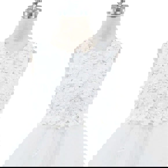 Daisy Dress in white bodice detail