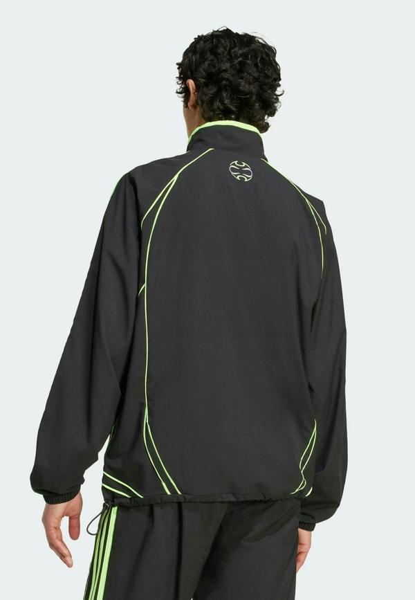 Adidas Originals Teamgeist Training Jacket Black Signal Green