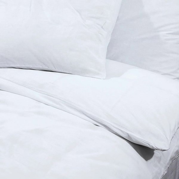 Berkfield Duvet Cover Set White 220x240 cm Cotton