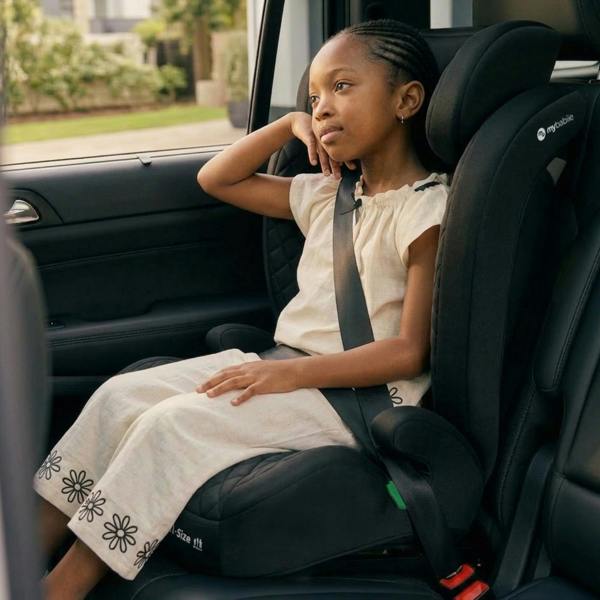 My Babiie MBCS23 Lite i-Size (100-150cm) High Back Booster Car Seat - Quilted Black