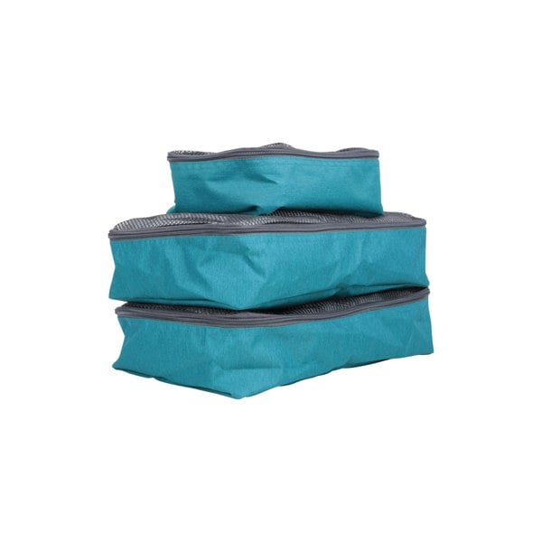 Mountain Warehouse Packing Organiser (Pack of 3) - Teal
