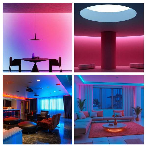 ENER-J Smart RGB COB LED Strip Light Kit 5M, 576 LEDs/M, Tuya WiFi & Remote Control, Works with Alexa & Google Assistant