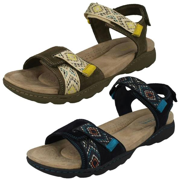 Clarks Ladies Clarks Sandals With Adjustable Straps Amanda Sprint