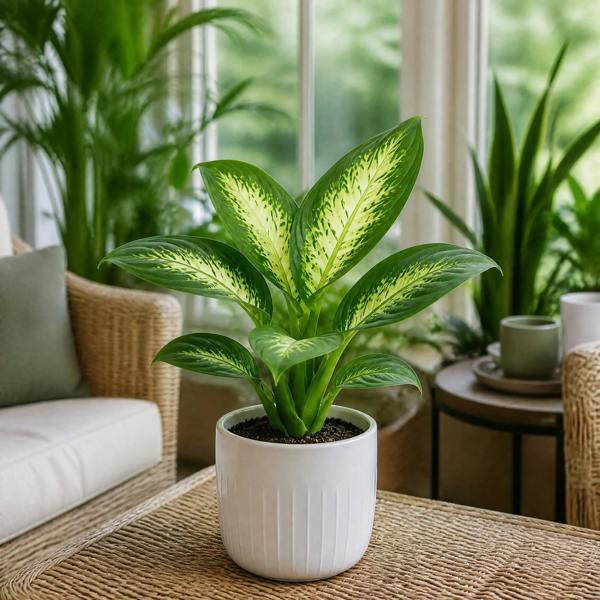 Dieffenbachia Compacta Dumb Cane 12cm Pot Plants By Post