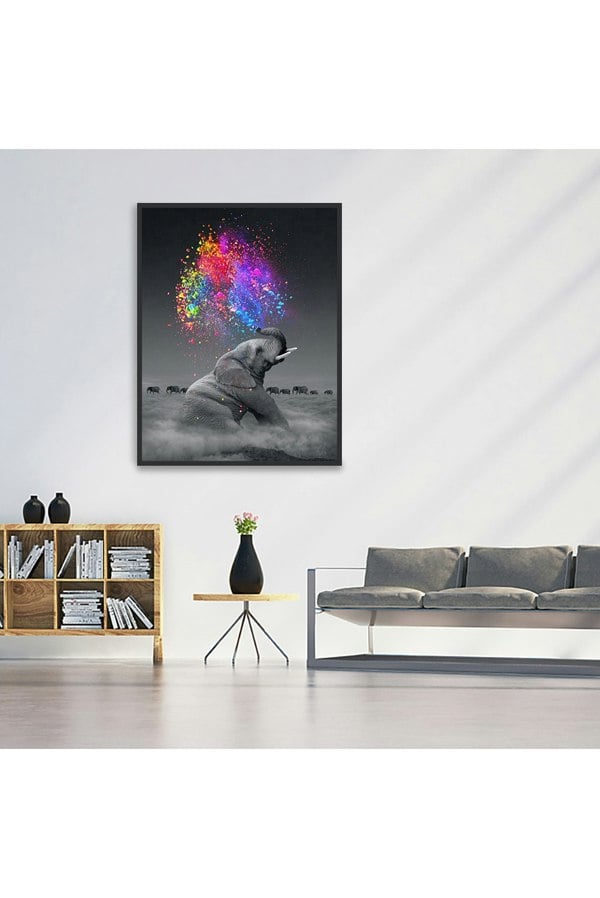 Living and Home Diamond Painting Livingroom Cross Stitch Small Elephant Brick Stick Diamond  Painting