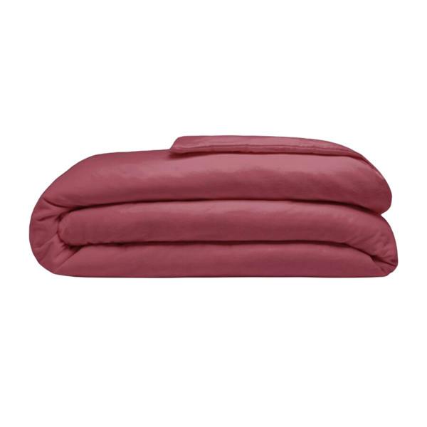 Belledorm Brushed Cotton Duvet Cover - Red - 