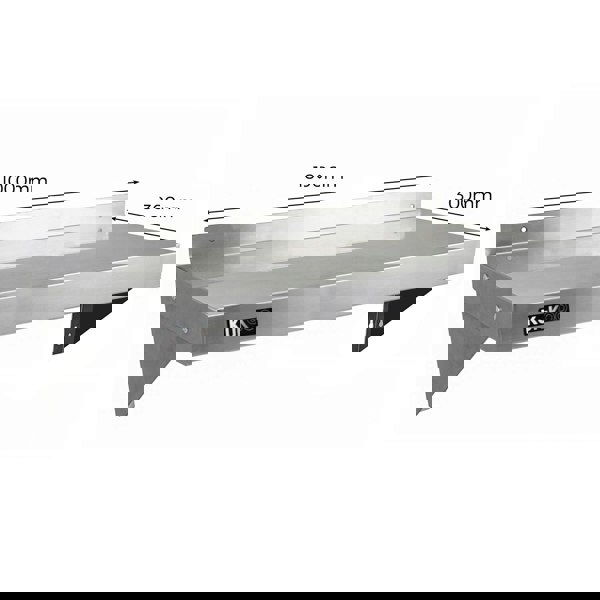 Kukoo 2 x KuKoo Stainless Steel Shelves 1000mm x 300mm