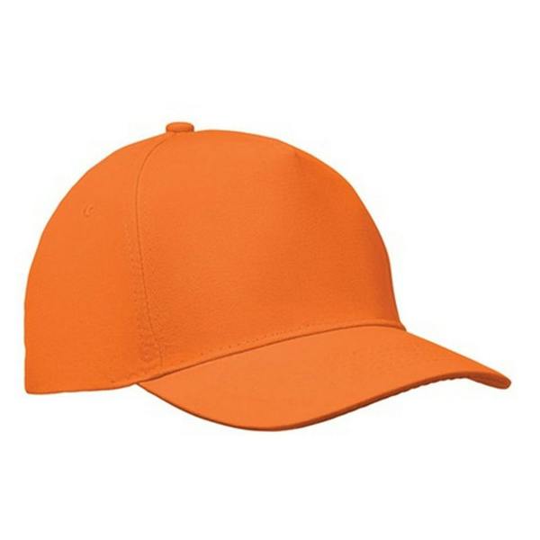 MidOcean Sunny 5 Panel Baseball Cap - Orange - 