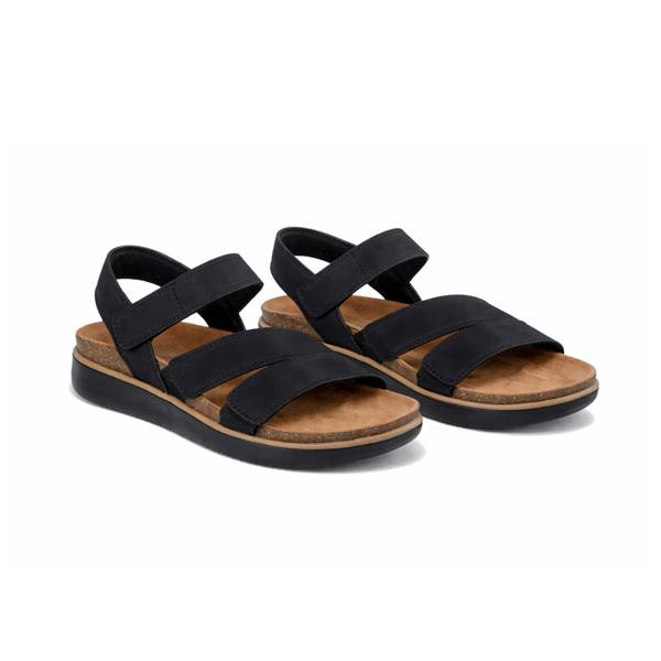 Skechers LIFTED COMFORT Ankle Strap Sandals   in  Black