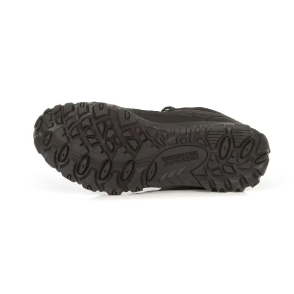 Regatta Mens Edgepoint Mid Waterproof Hiking Shoes - Black/Granite - 