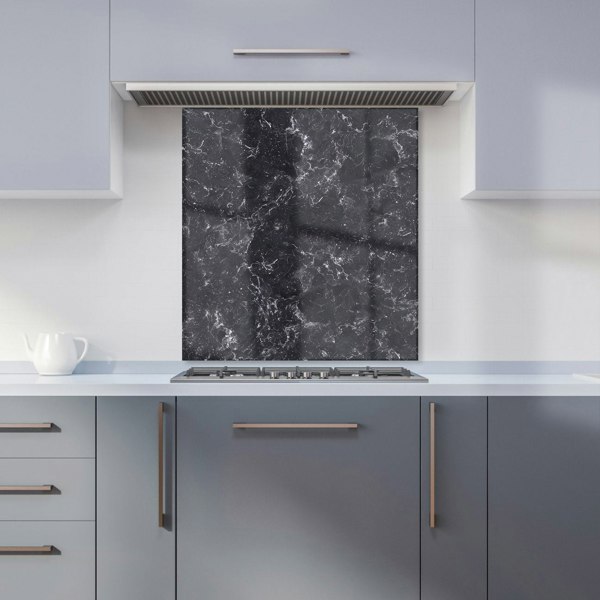 Warren Reed - Designer Deep Grey Quartz Effect Kitchen Splashback