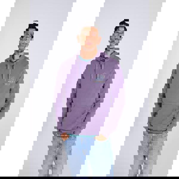 Mountain Warehouse Mens River Organic Hoodie - Purple - 