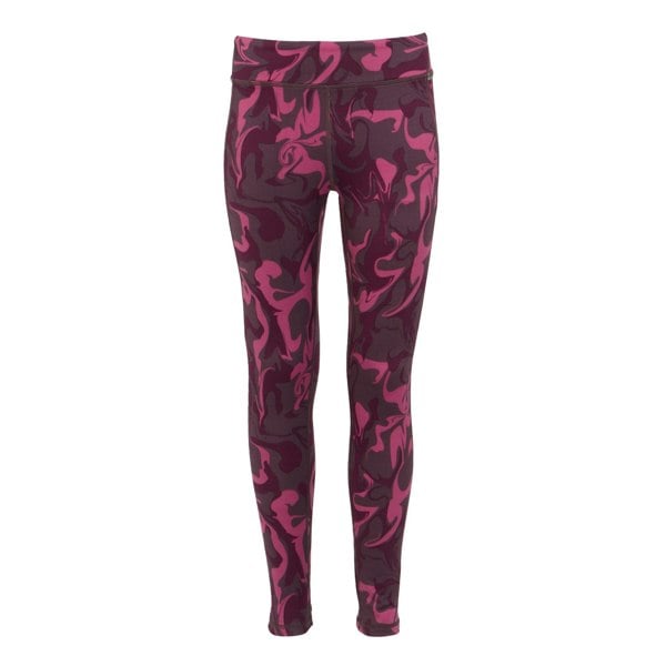 Regatta Girls Barlia Marble Winter Leggings - Deep Plum