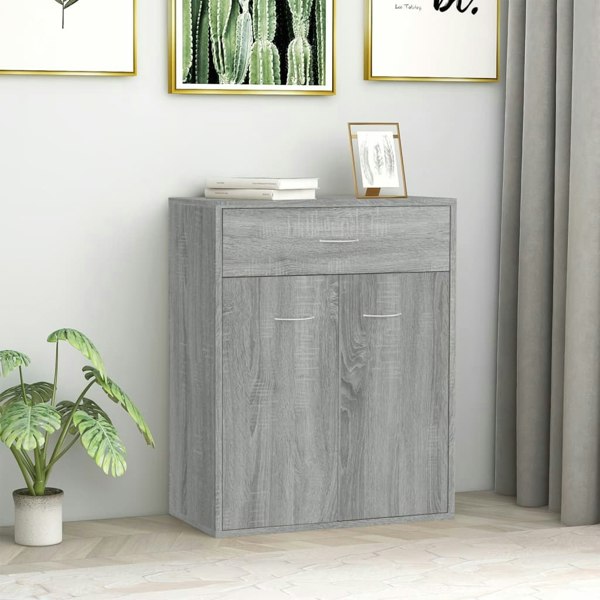Berkfield Sideboard Grey Sonoma 60x30x75 cm Engineered Wood