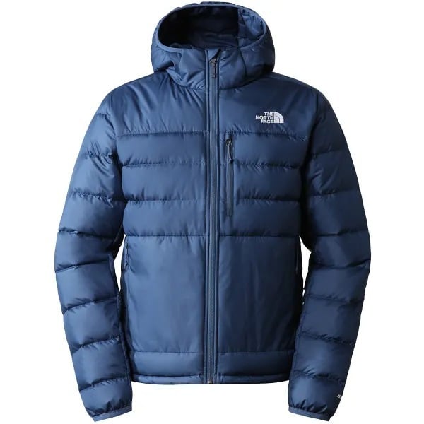 The North Face Aconcagua 2 Hooded Down Filled Jacket Coat - Shady Blue