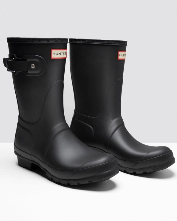 Hunter Original Short Womens Wellies - Black