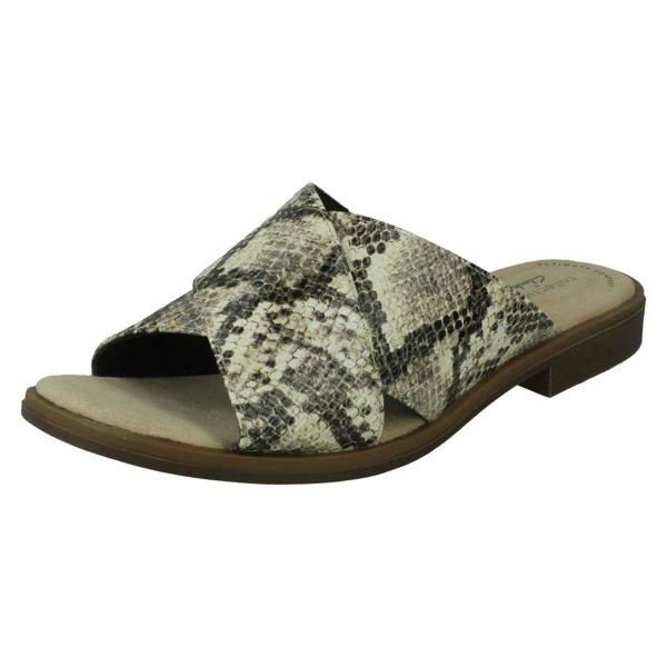 Clarks Ladies Clarks Slip On Summer Sandals Declan Ivy