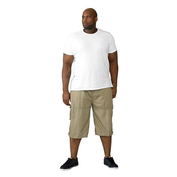 Duke Mens D555 Mason Kingsize Cargo Shorts - Sand - 