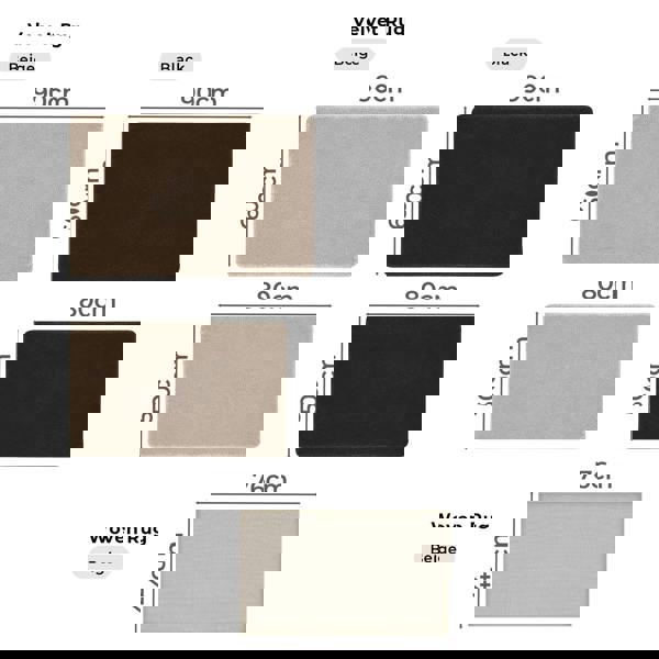 Marlow Heavy Duty Non-Slip Door Mat Entryway Bathroom Kitchen Floor Rug Washable