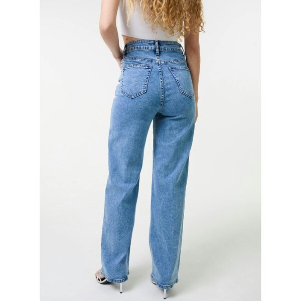 Pink Vanilla High Waist Glitter Jeans
