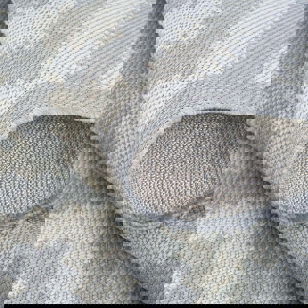 Grey Diamond Design Outdoor Rug for Garden | The Rugs