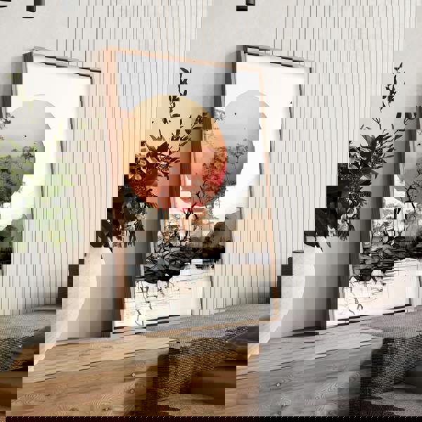 Living Room Wall Decor | Set of 3 Asian Inspired Wall art Prints