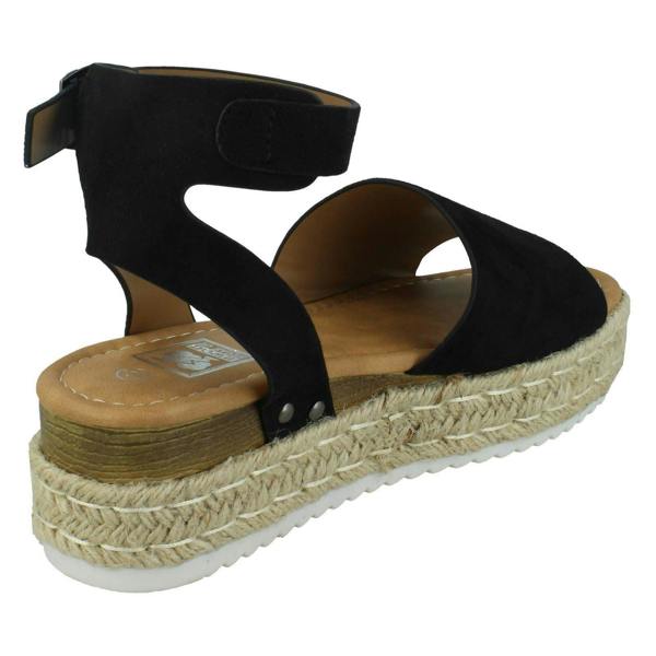 Down to Earth Ladies Down To Earth Flatform Sandals F12006