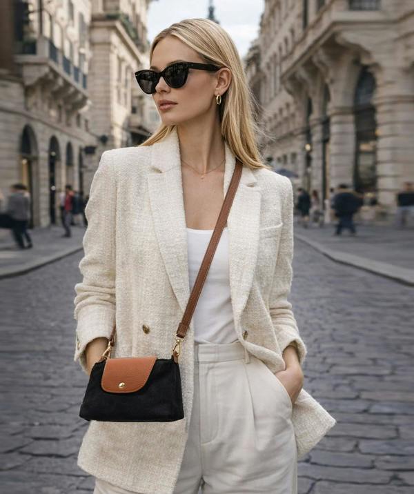 Pia Rossini Pippa - Suede Crossbody Bag