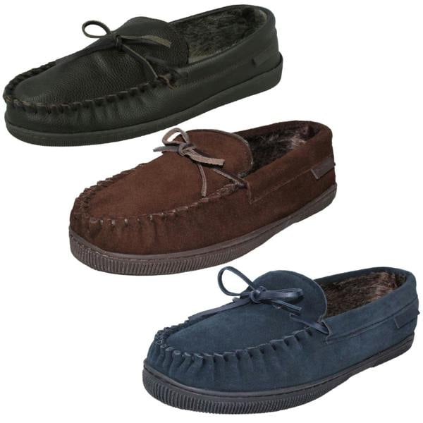 Hush Puppies Mens Hush Puppies Moccasin Style Slipper Ace Slipper