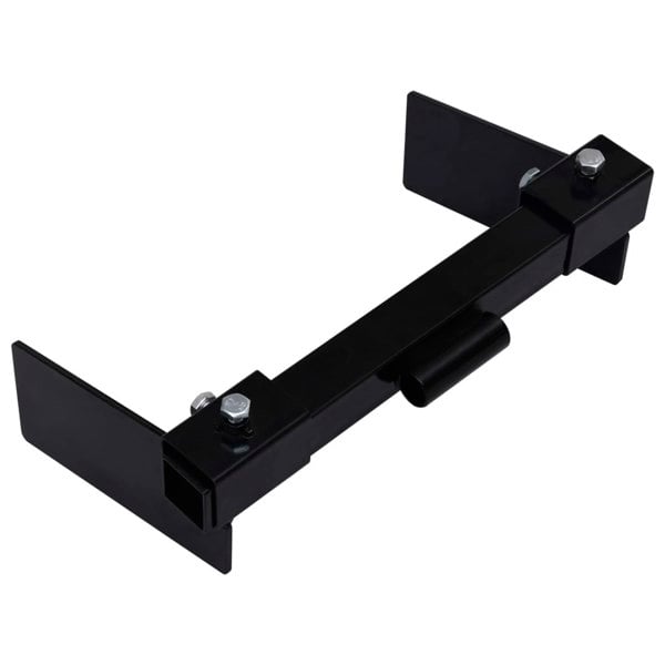 Berkfield Snow Plow Adapter for Lawn Mower Black
