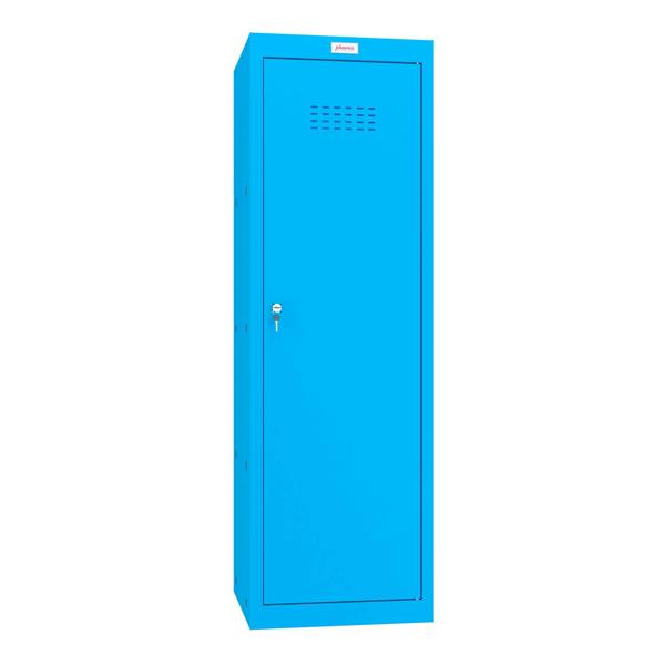 Phoenix Safe Phoenix CL1244BBK Size 4 Blue Cube Locker with Key Lock
