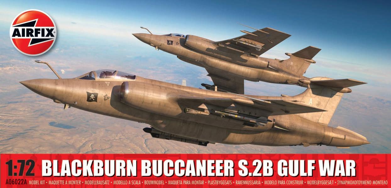 Airfix British Blackburn Buccaneer S.2 Gulf War (1:72 Scale)