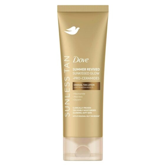 Dove Summer Revived Tanning Lotion 200ml, Light to Medium Sunkissed Glow
