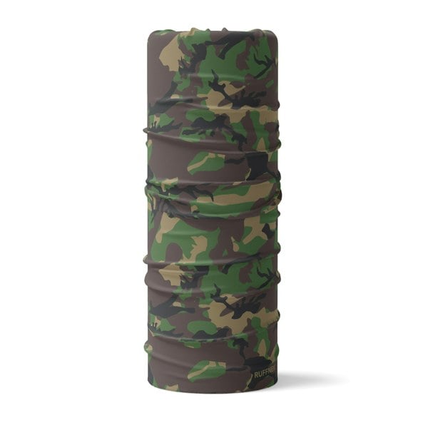 RUFFNEK Woodland Camouflage Snood Tube Scarf