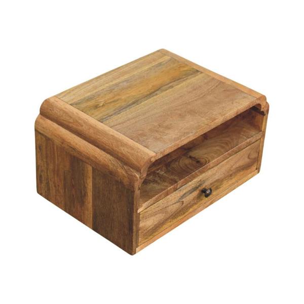 Artisan Furniture Solid mango wood Avora Wall-Mounted Bedside