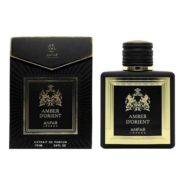 Anfar Amber DOrient 115ml Extrait de Parfum with box front view