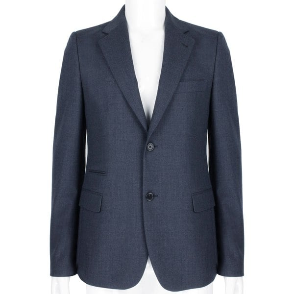 Stella McCartney tailored-fit blazer in a slate blue tone