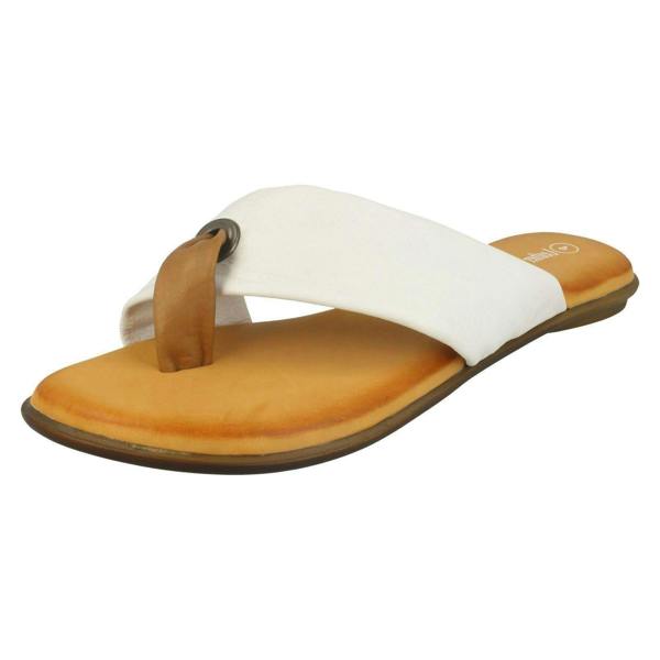Leather Collection Ladies Leather Collection Toepost Sandals