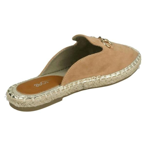 Spot On Ladies Spot On Closed Toe Espadrilles F2261