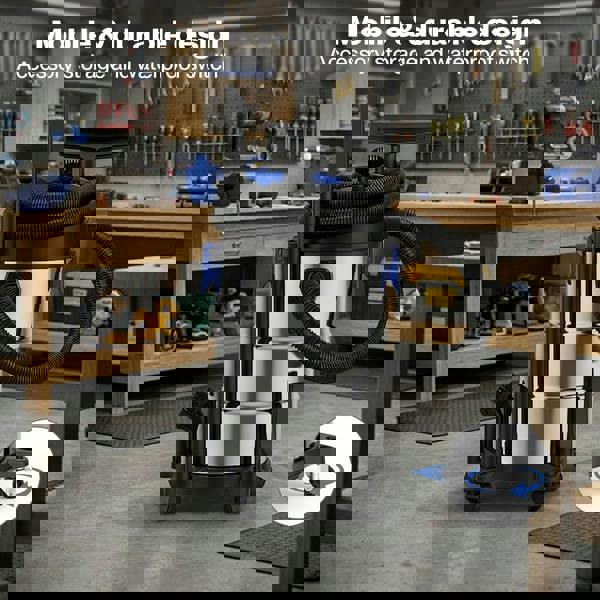 Spector Wet Dry Vacuums Cleaner 30L Wheeled Powerful Compact Cleaning Handheld