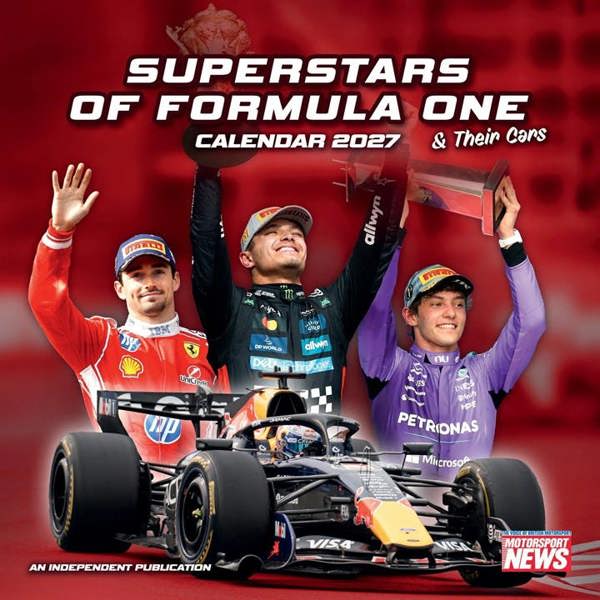 Superstars of Formula 1 Calendar 2027, Wall Calendars, Month To View, Sports, Gift