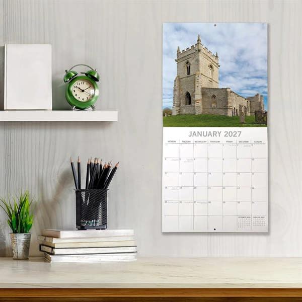 Nottinghamshire Calendar 2027, Wall Calendars, Month To View, Travel, Gift