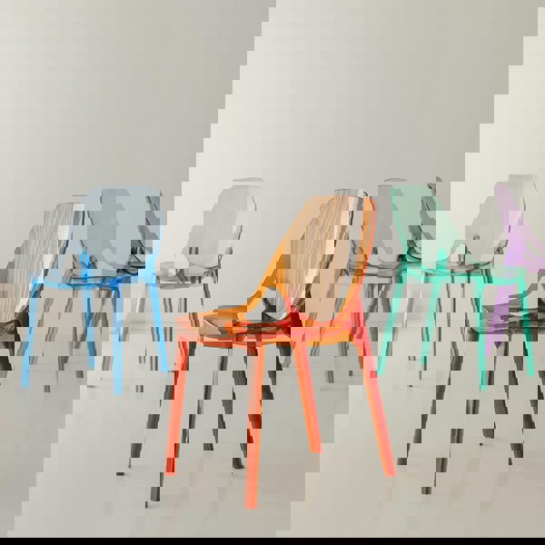 Rit Concept Schmitt Ghost Chair, Plastic Dining Chair, Acrylic