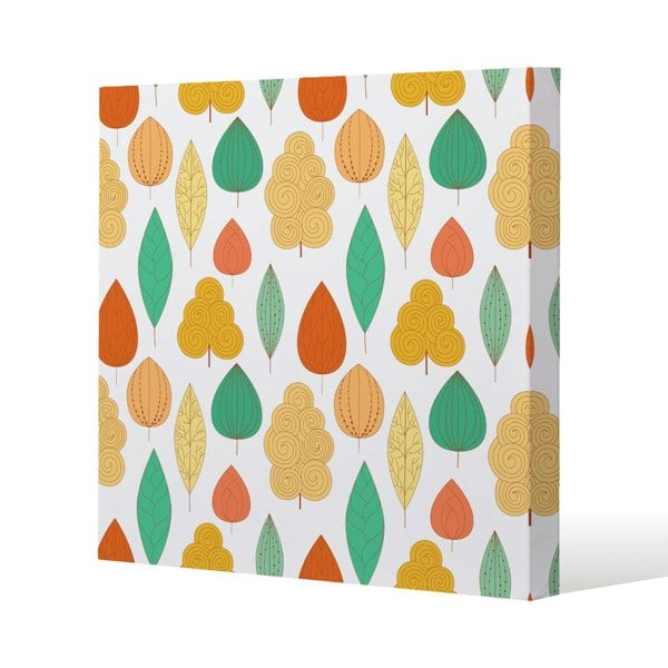 Benjamin Tate Design Decorative Leaves (Canvas Print)