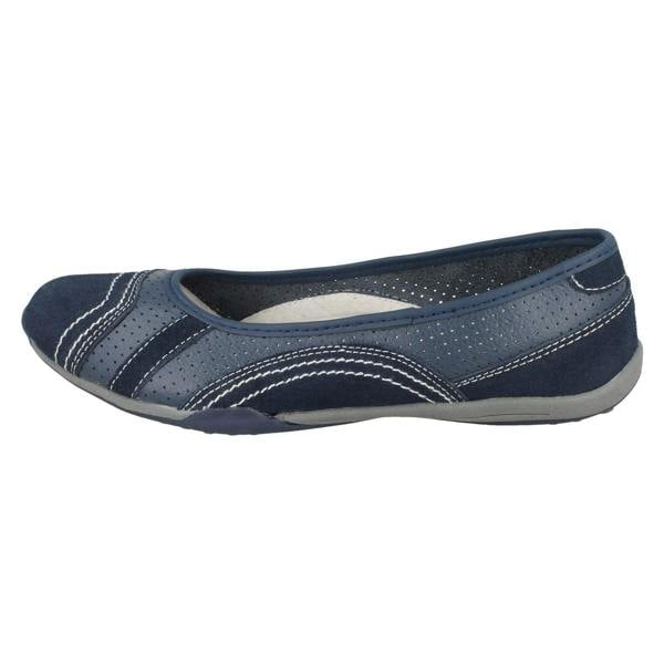 Down to Earth Ladies Down To Earth Flat Ballerina Shoes