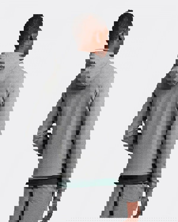 Lyle & Scott Mens Pullover Hoodie - T28 Mid Grey Marl