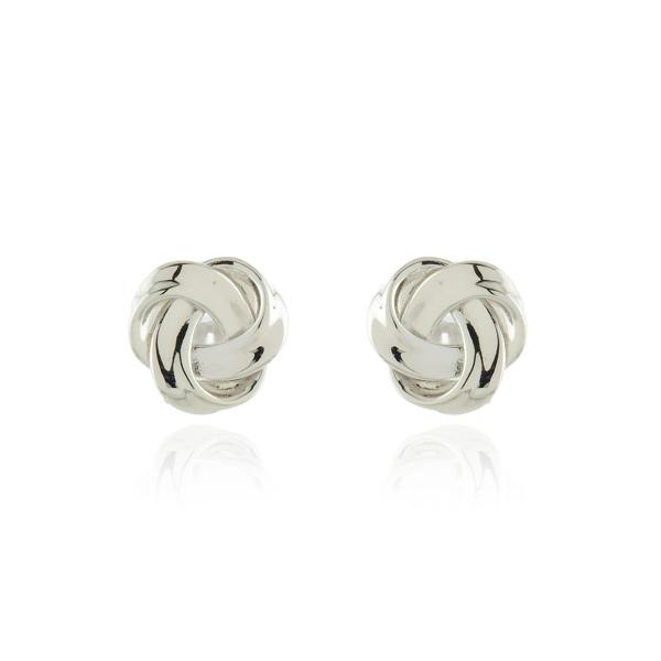 Cachet London Kelce Silver Clip On Earrings