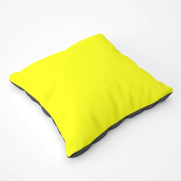 Warren Reed Sunshine Yellow Floor Cushion